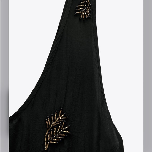 NWT ZARA BLACK JEWEL CAMISOLE LIMITED EDITION - Picture 9 of 10
